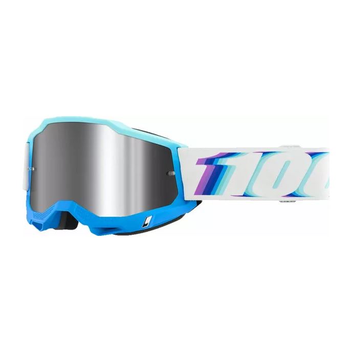 100% MX Goggles Accuri 2 Stamino Silver Mirror